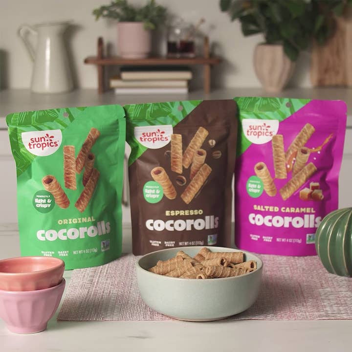 Sun Tropics - Wholesale Cookie - Sun Tropics CocoRolls Variety Pack, 6- 4.0oz2