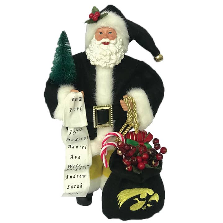 Santa’s Workshop Inc. - Wholesale Christmas Decoration - 12" Iowa Santa