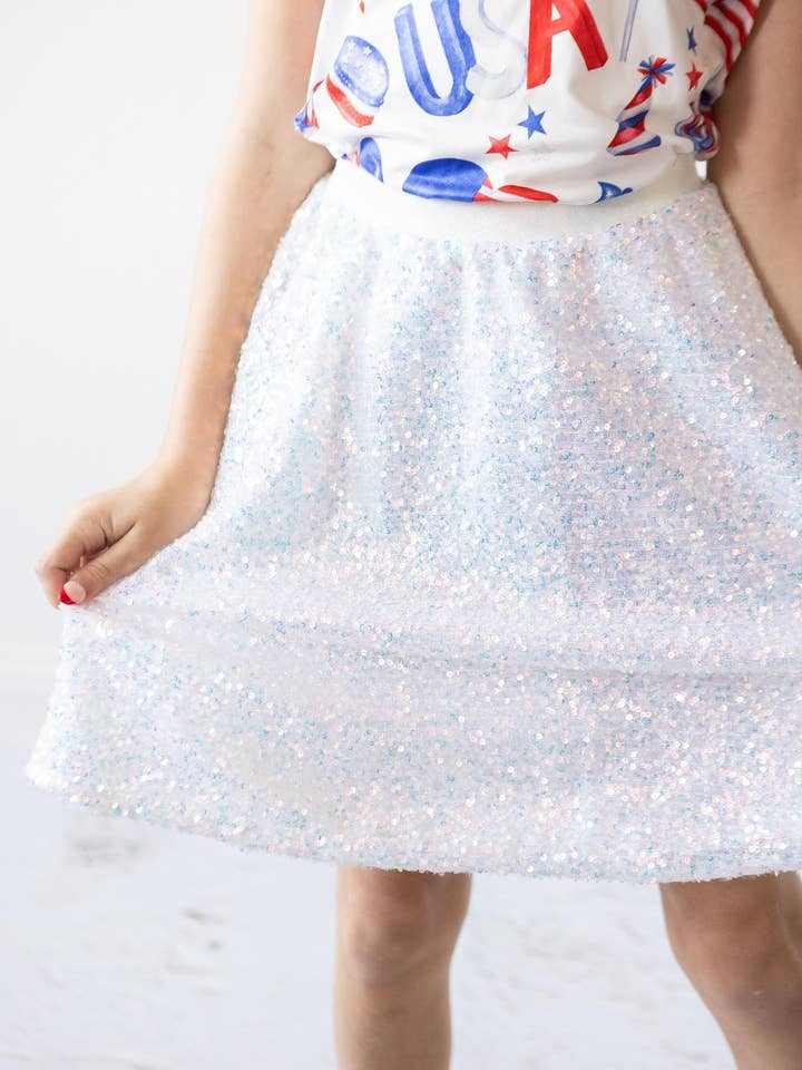 Mila & Rose - Wholesale Skirt - Kids - SALE Disco Sequin Twirl Skirt