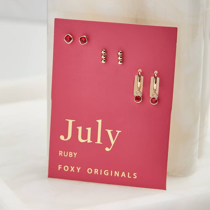 Foxy Originals - Wholesale Dangle Earrings - July Birthstone Earrings