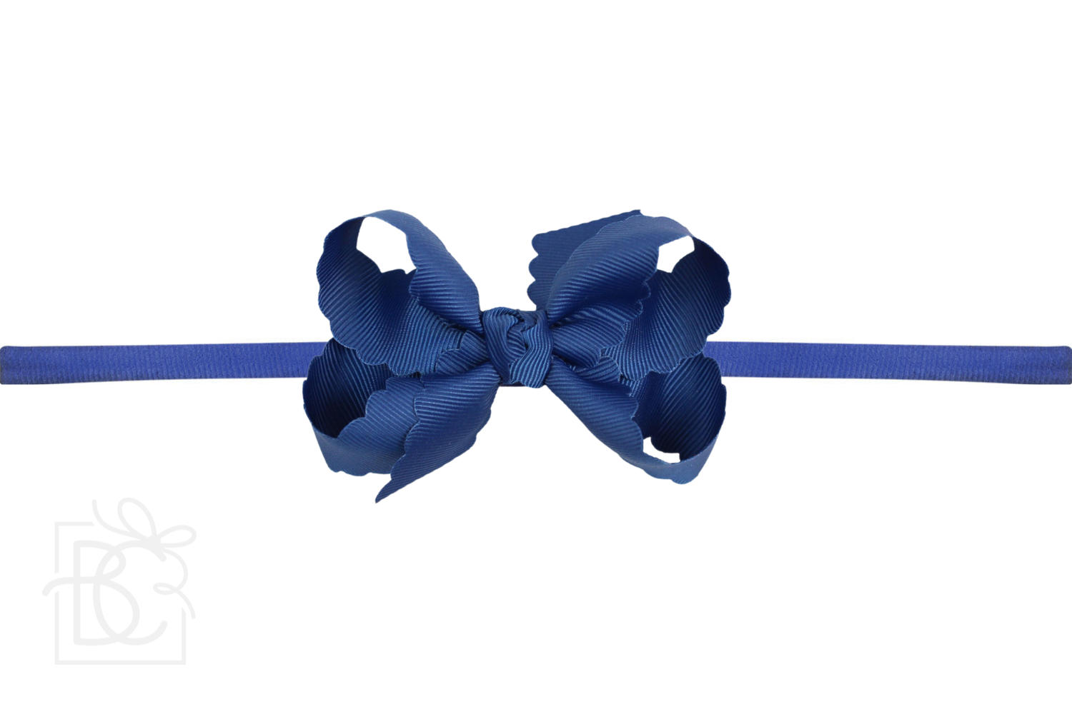 Beyond Creations, LLC - Venta al por mayor Cinta para el pelo - Niños - DIADEMA TIPO PANTIMEDIAS DE NAILON DE 1/4 PULGADAS CON LAZO EN EL BORDE FESTONEADO61