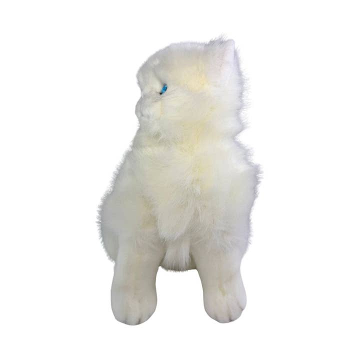 Bocchetta Plush Toys - Wholesale Pet Plush Toy - Dog - Pearl - Persian Cat - 34cm sitting, white4