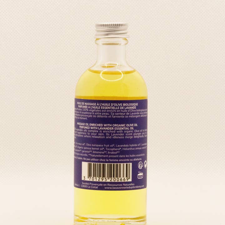 La Savonnerie du Pilon du Roy - Wholesale Massage Oil/Gel - Relaxing Lavender Massage Oil 100ml2