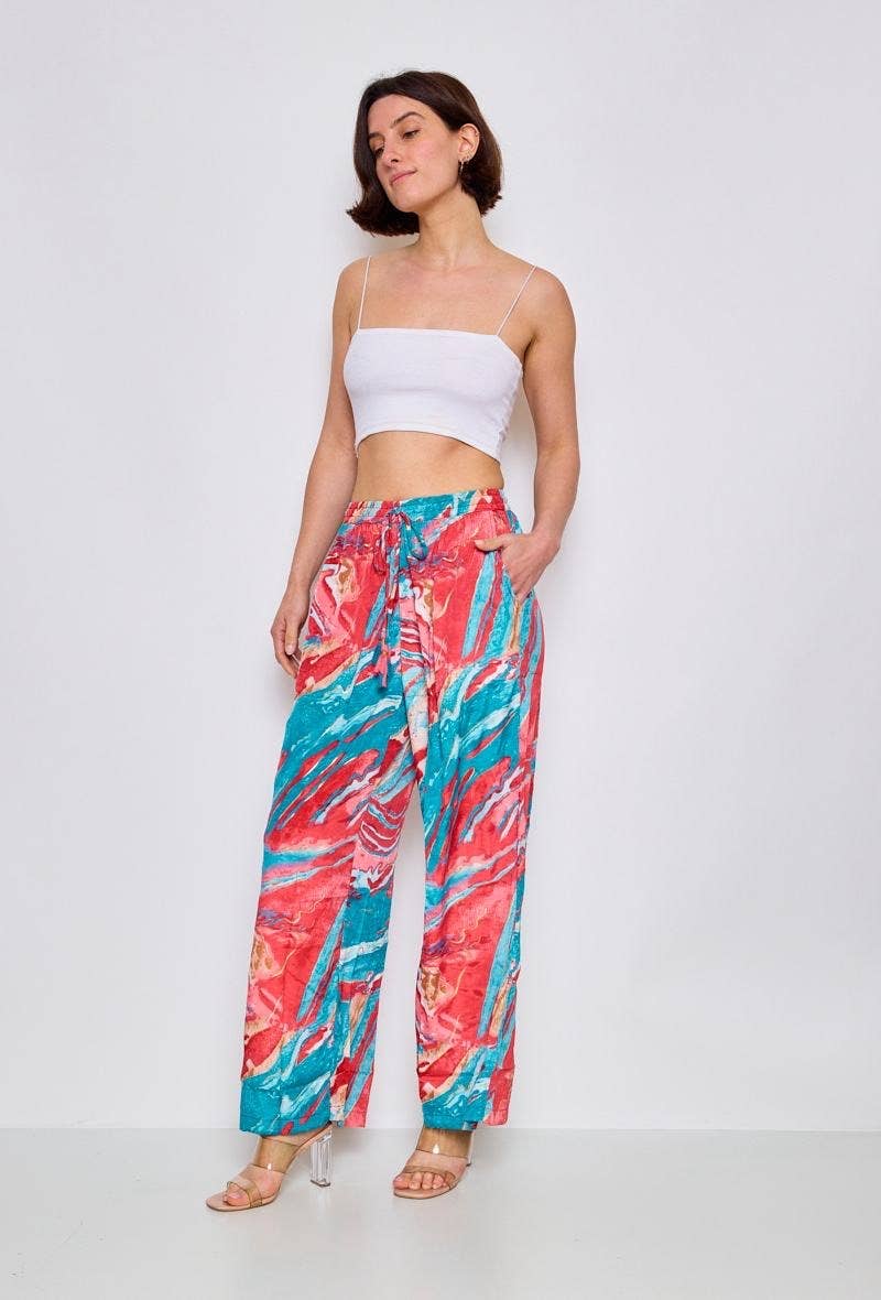 Orice – wholesale Byxor - Dam – Fluid sidenbyxa – Orice5