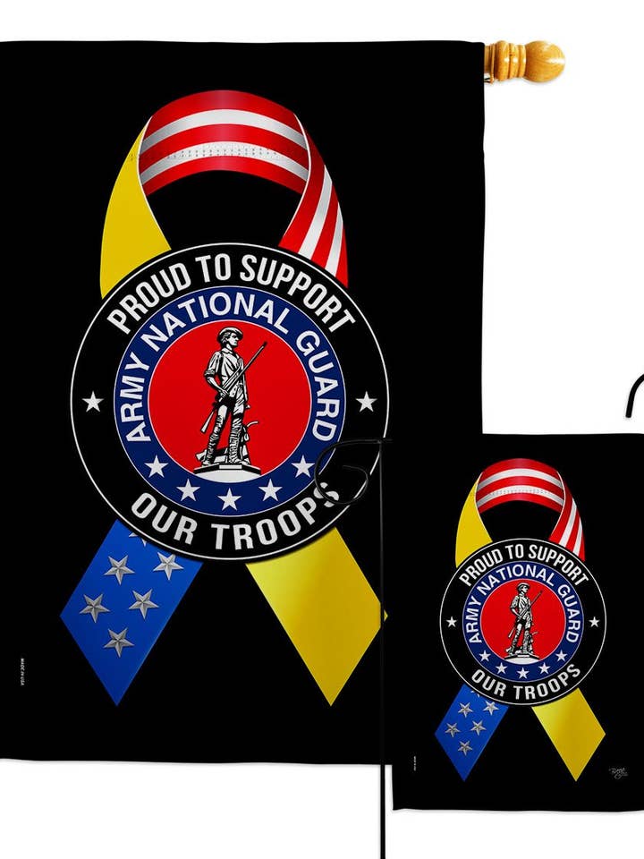 Support Army National Guard Troops Military Decor Flag for wholesale by Two Group Flag Co
