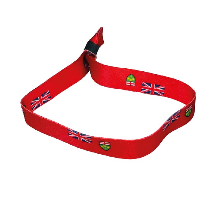 Gewebtes Armband – Flagge von Ontario – Kanada – P2524 für den Großhandel von Worldwide Souvenirs