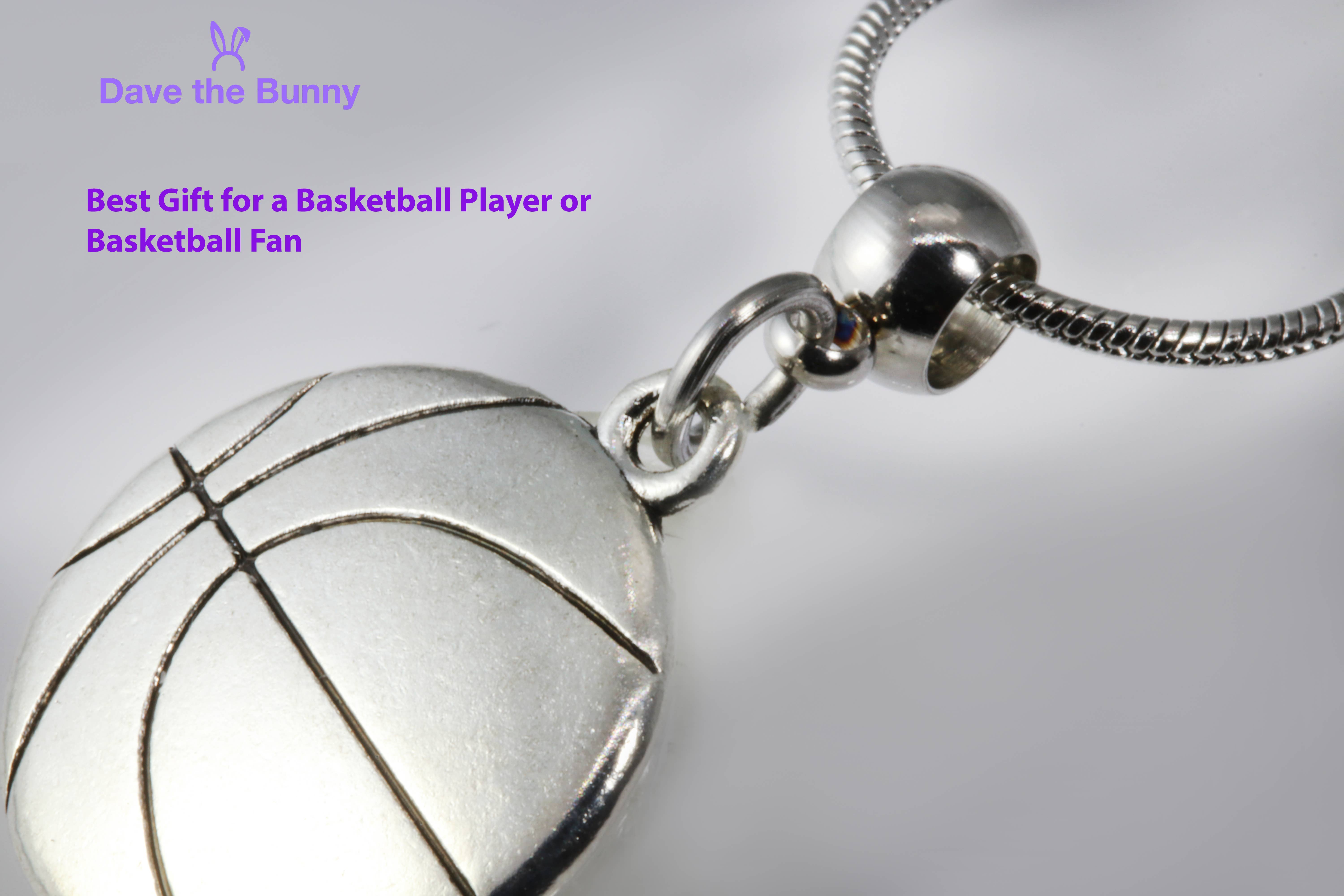 Dave The Bunny - Wholesale Pendant/Charm Necklace - Basketball Necklace7