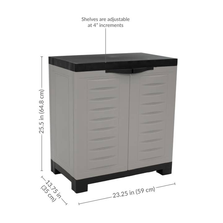 Sunnydaze Decor - Wholesale Cabinet - Heavy-Duty Storage Cabinet with Adjustable Shelf - Gray4