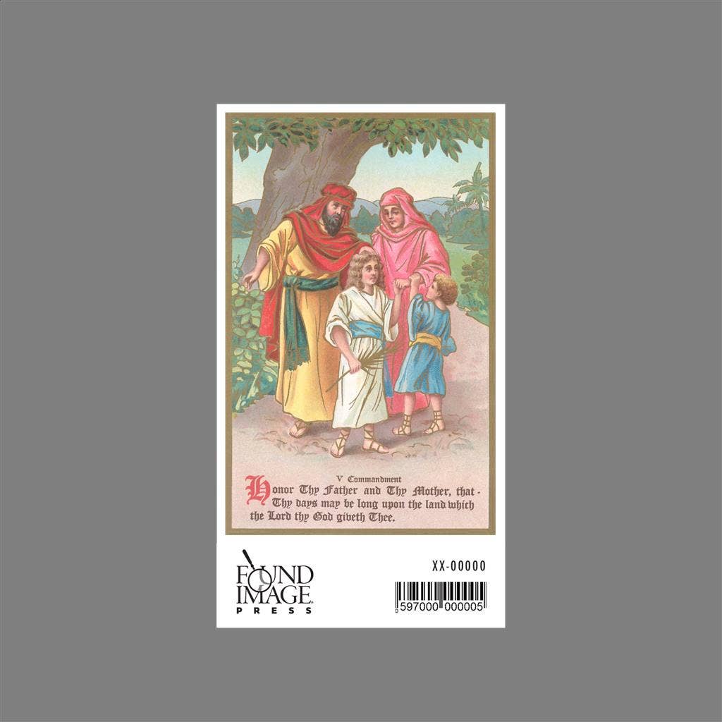 Found Image Press - Wholesale Sticker - Sticker RG-88 Fifth Commandment Illustration1