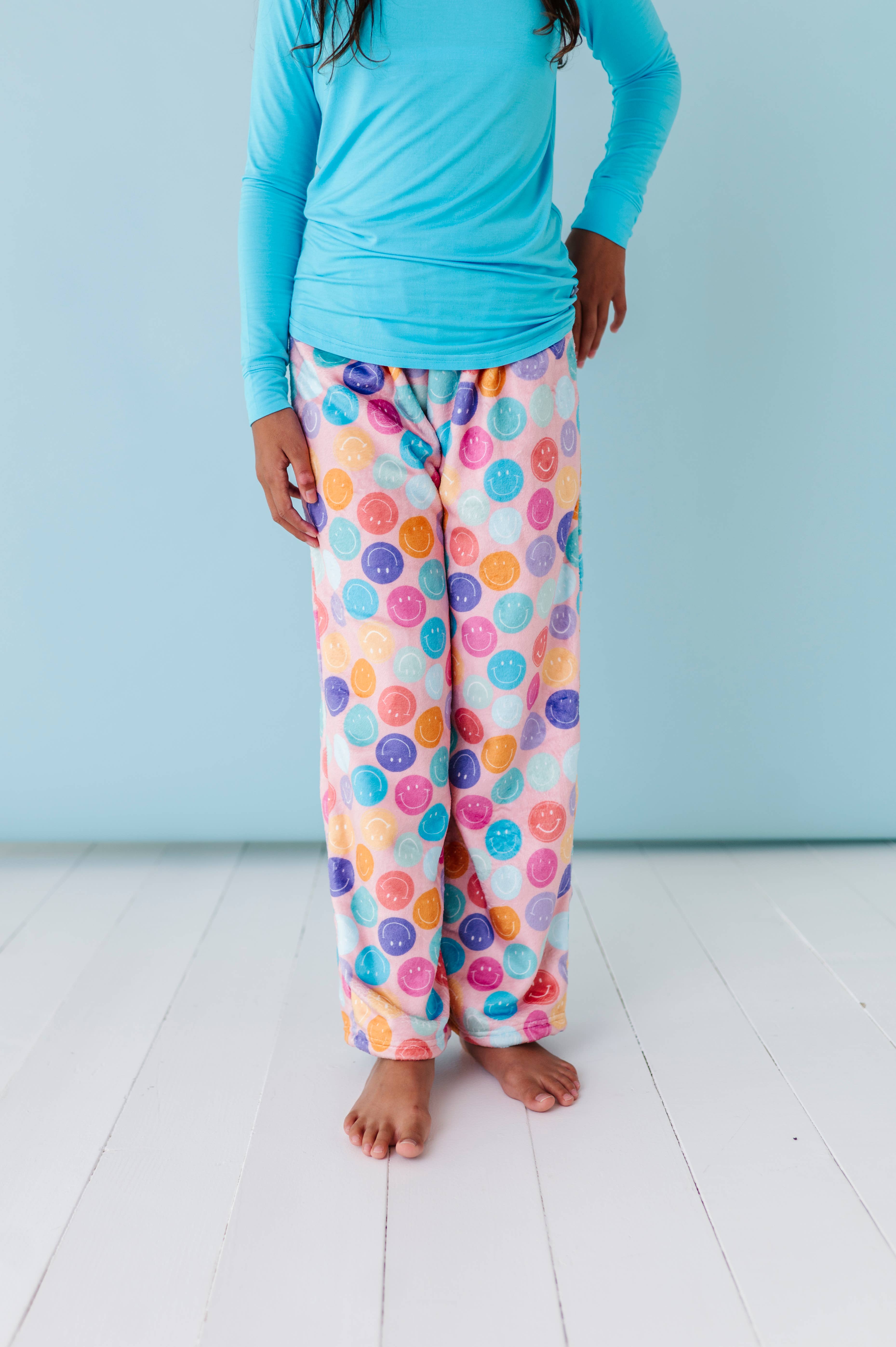 Macaron + Me - Wholesale Pants - Kids - Plush Pants-Smiles4