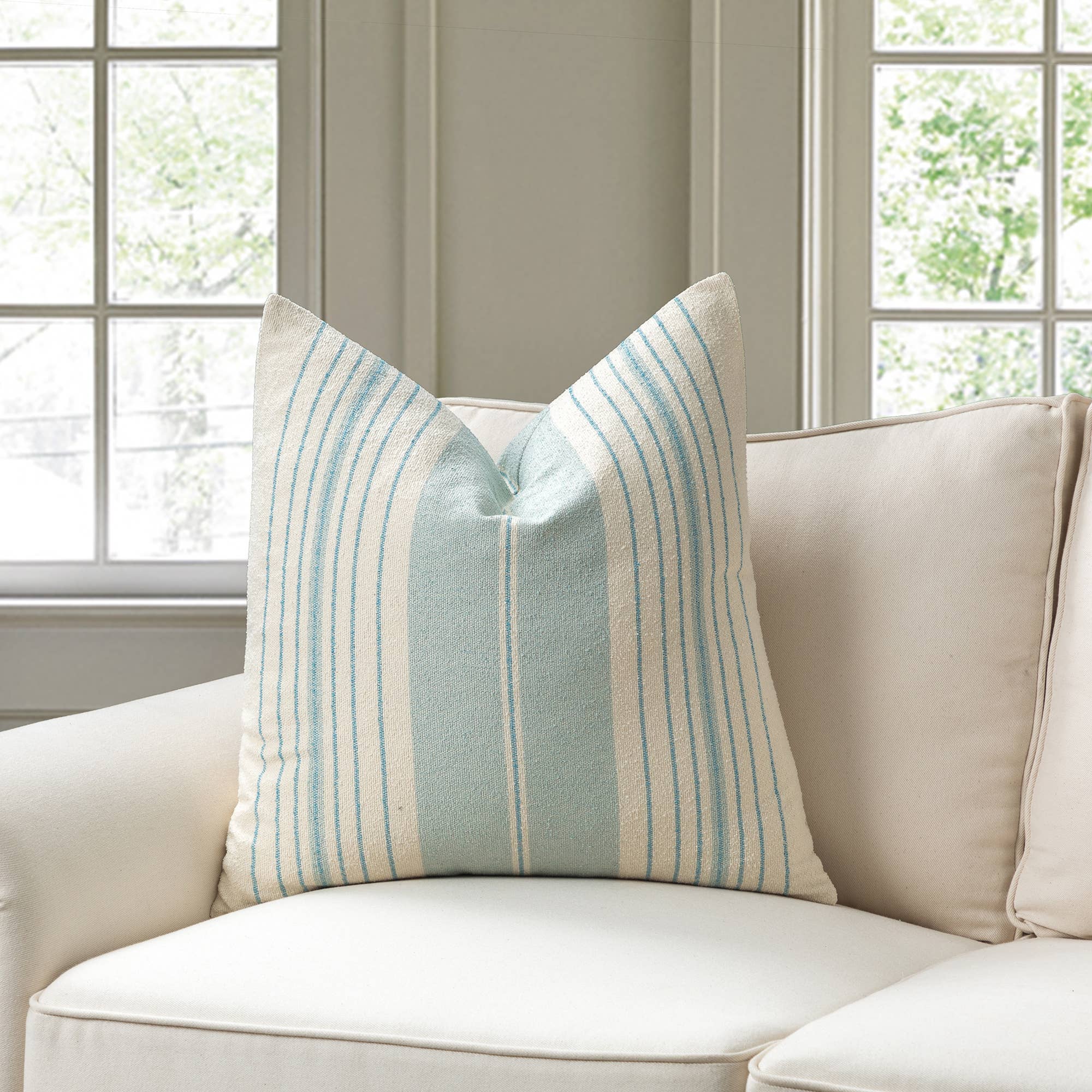 HUIRESOURCE - Wholesale Throw/Decorative Pillow - French Stripe Throw Pillows - EG01 Pattern - 4 Color Options5