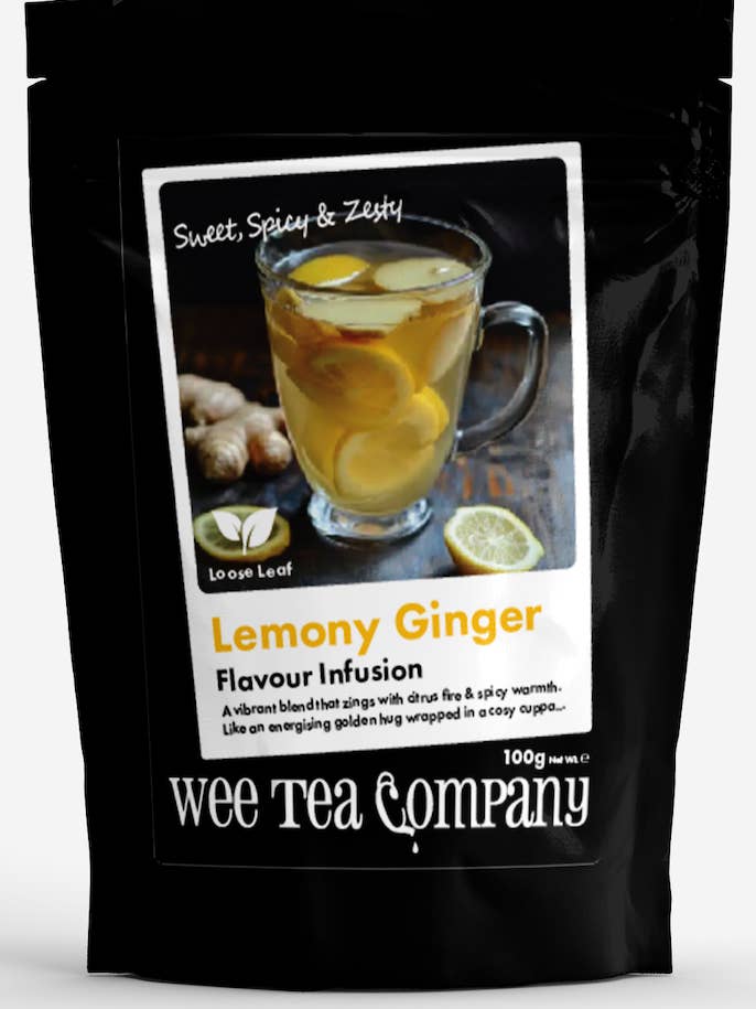 Lemon Ginger Tea (by The Wee Tea Company) for wholesale by Forth Coffee Roasters