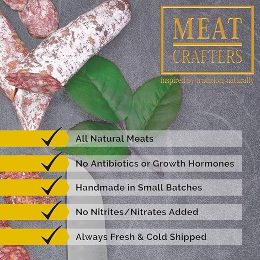 MeatCrafters Inc. - Wholesale Salami - Soppressata Dry-Cured Pork Salami: Spice & Red Wine, Italian3