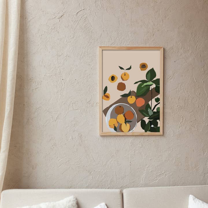Peachy Art Print voor wholesale door Terra Soleil