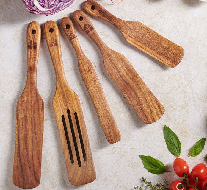 Woodenhouse - Wholesale Spatula/Turner - Wooden Spurtle Set of 52