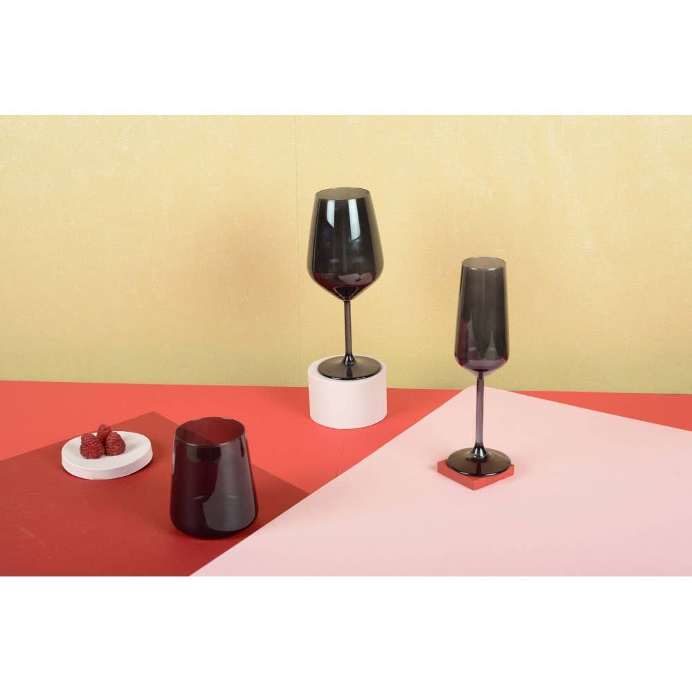 AULICA – wholesale Wine glass – Black wine glasses - set of 62