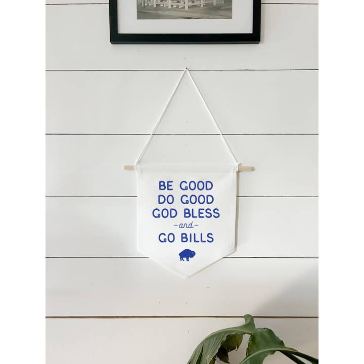 Perfect Day Print Co - Wholesale Banner - Go Bills Josh Allen Quote Buffalo Canvas Sign Wall Decor1