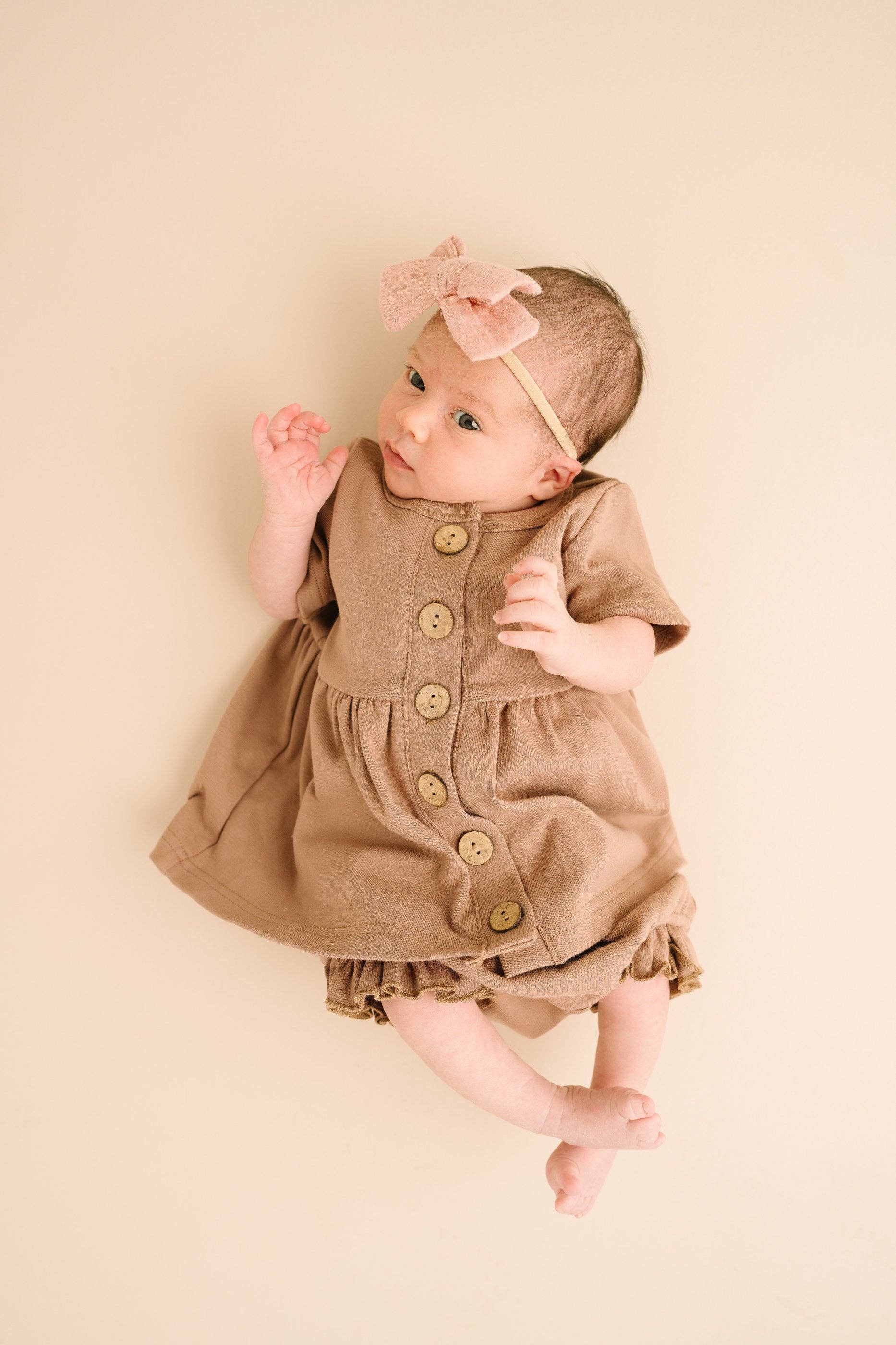 Little One Shop - Wholesale Dress - Baby - Sparrow Button Dress3