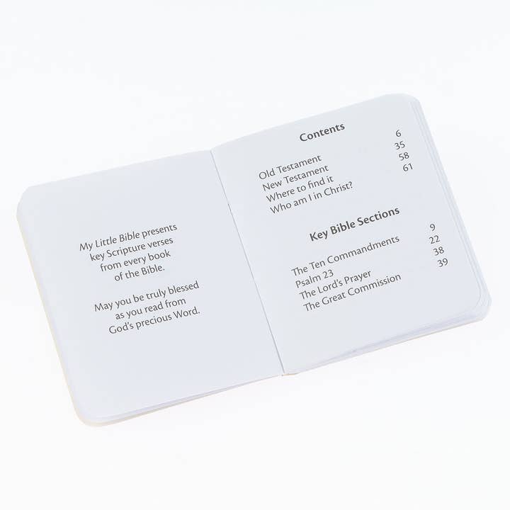 Christian Art Gifts - Wholesale Book - Kids - My Little Bible White
