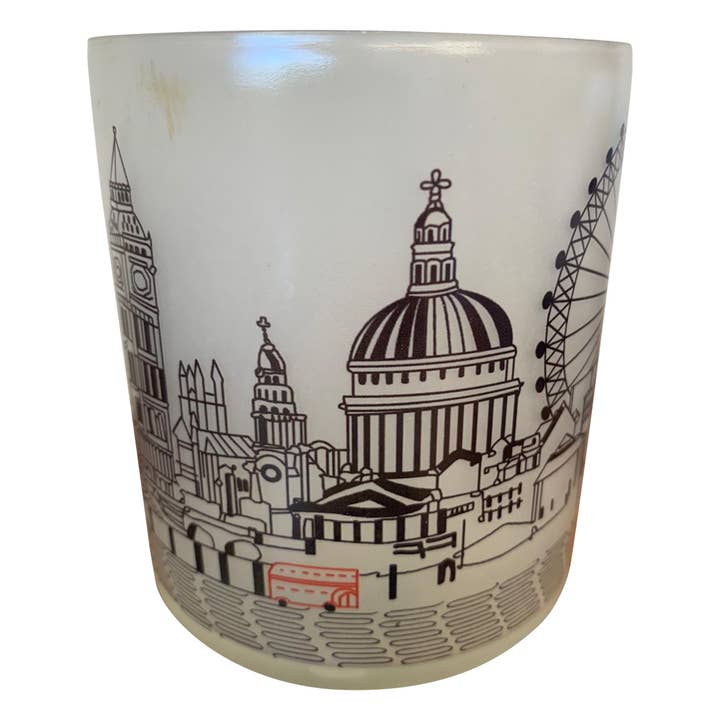 LONDON SKYLINE GLAZEN VOTIEF voor wholesale door Beyond Cushions Corporation