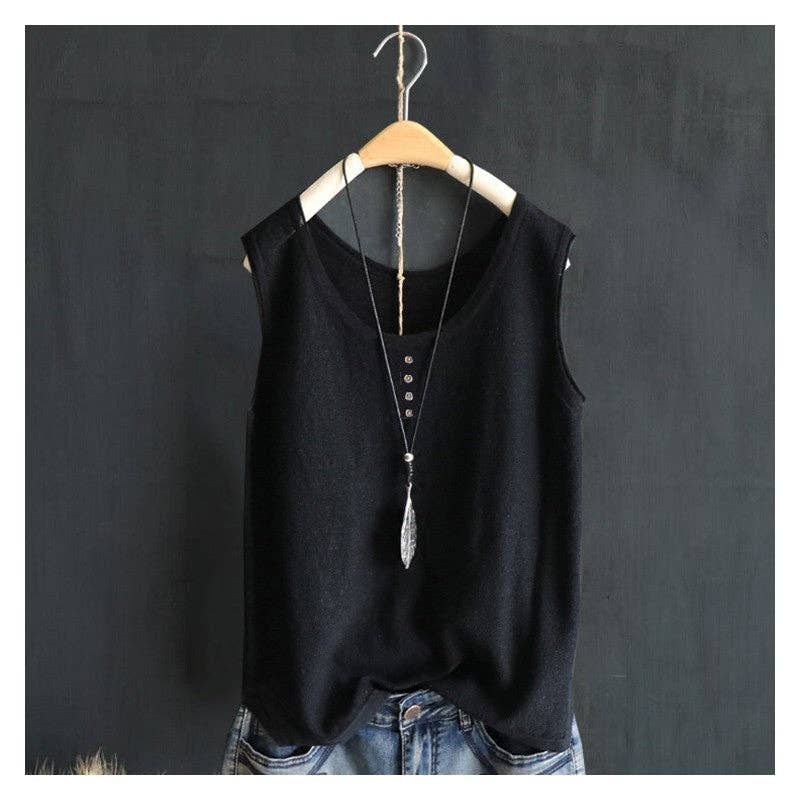 UZ Wholesale Store - Wholesale Camisole - Women's - Solid Color Thin Strap Casual Camisole0