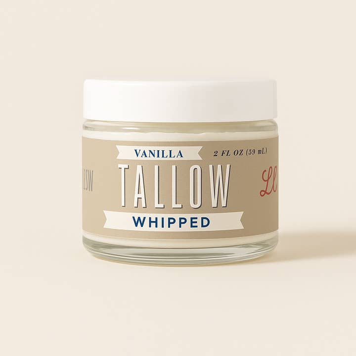 Lady May Tallow - Wholesale Body cream/lotion - Vanilla Whipped Tallow Moisturizer – 120,000+ Sold | Premium Beef Tallow Skincare | Lady May Tallow