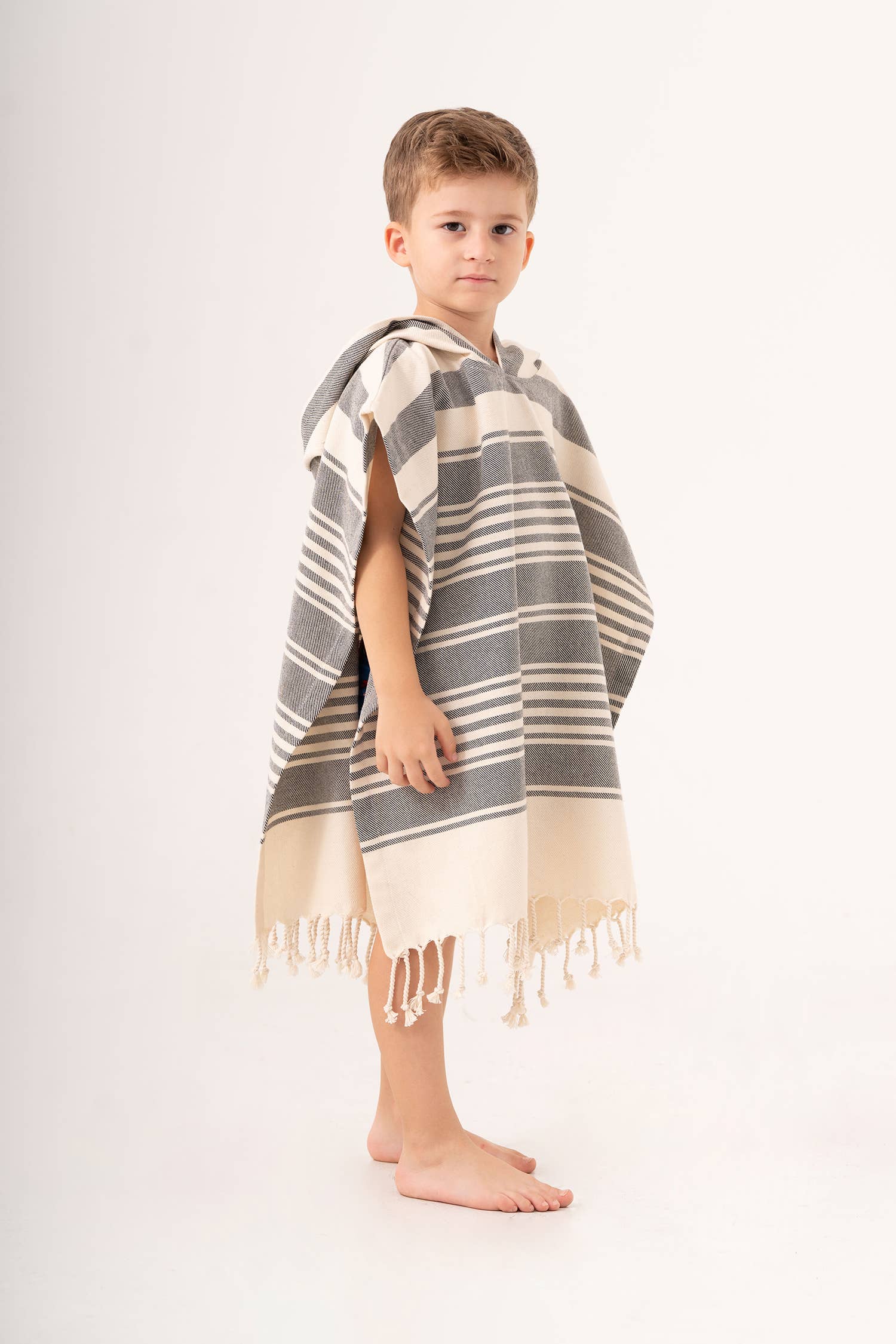 Kikoya - Wholesale Poncho Towel - Kids & Baby - Kid Hooded Poncho Surf Changing Swimming Beach Towel Toddler5