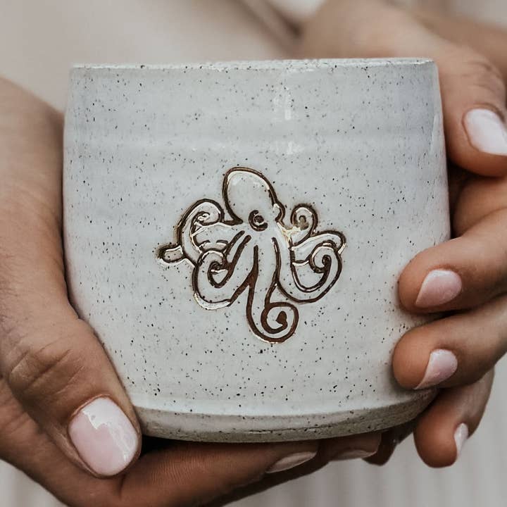 Wolf and Clay Pty Ltd – wholesale Coffee mug – Octopus - Ceramic Mug 0