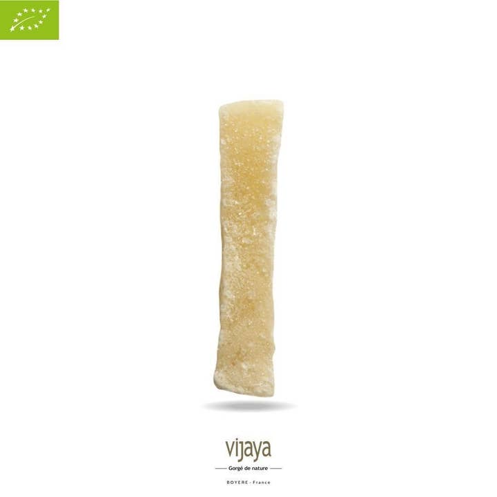 VIJAYA - SAS J.L. BOYERE - Wholesale Dried Spice - Candied Ginger - Sticks - CHINA - 250g- Organic* & Fair Trade1