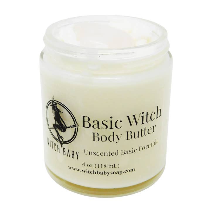 Basic Witch Unscented Crystal Body Butter for wholesale by Witch Baby Soap
