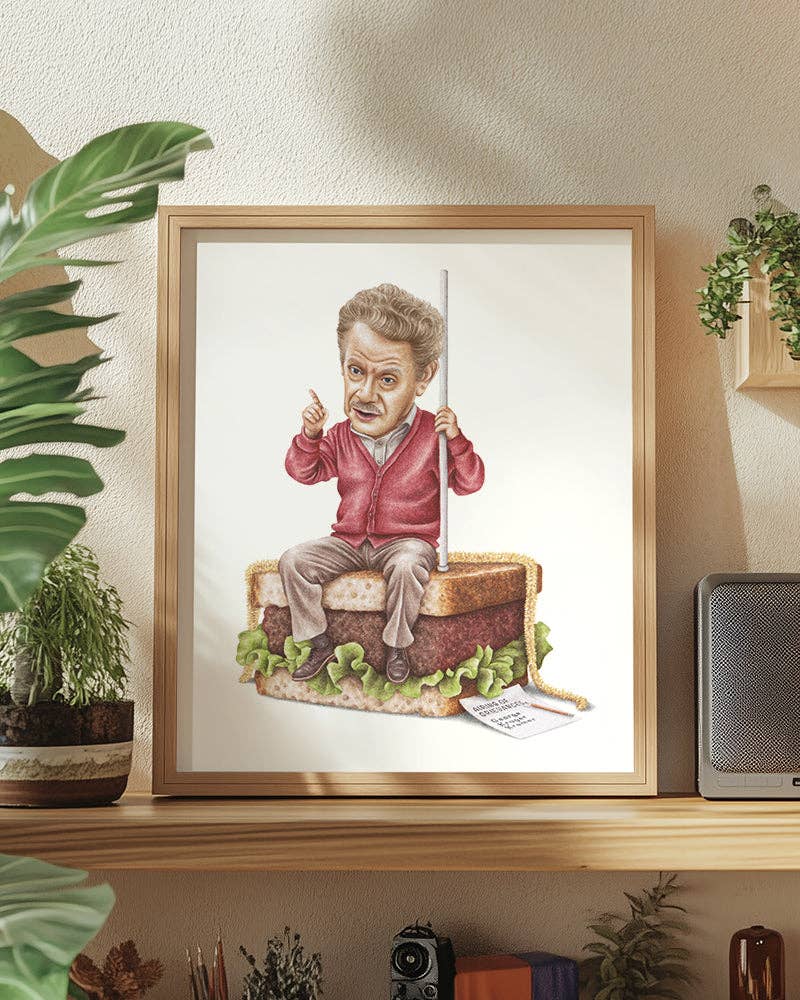 Celebs on Sandwiches - Wholesale Art Print - Festivus - Frank Costanza Art Print3