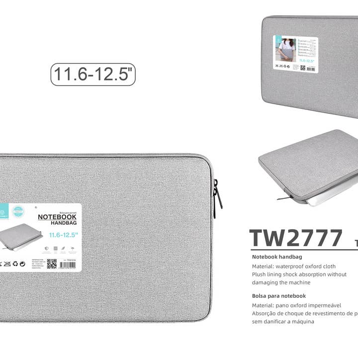 TECHANCY - Vente Étui pour ordinateur portable/tablette - Unisexe - Housse pour ordinateur portable TECHANCY 11,6/12,5 pouces, néopre résistant