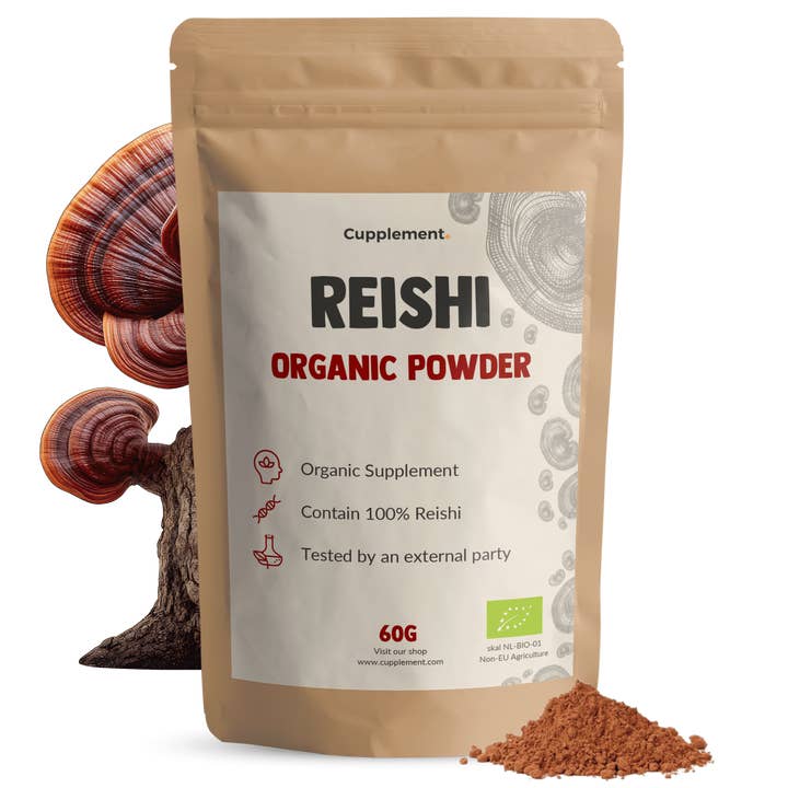Reishi Powder Organic 60 Grams for wholesale by Cupplement b.v.
