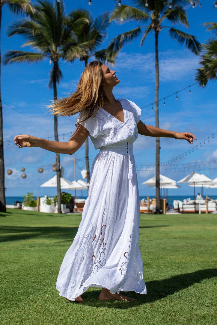 Bali Queen - Wholesale Dress - Women's - Eyelet Belle Maxi9