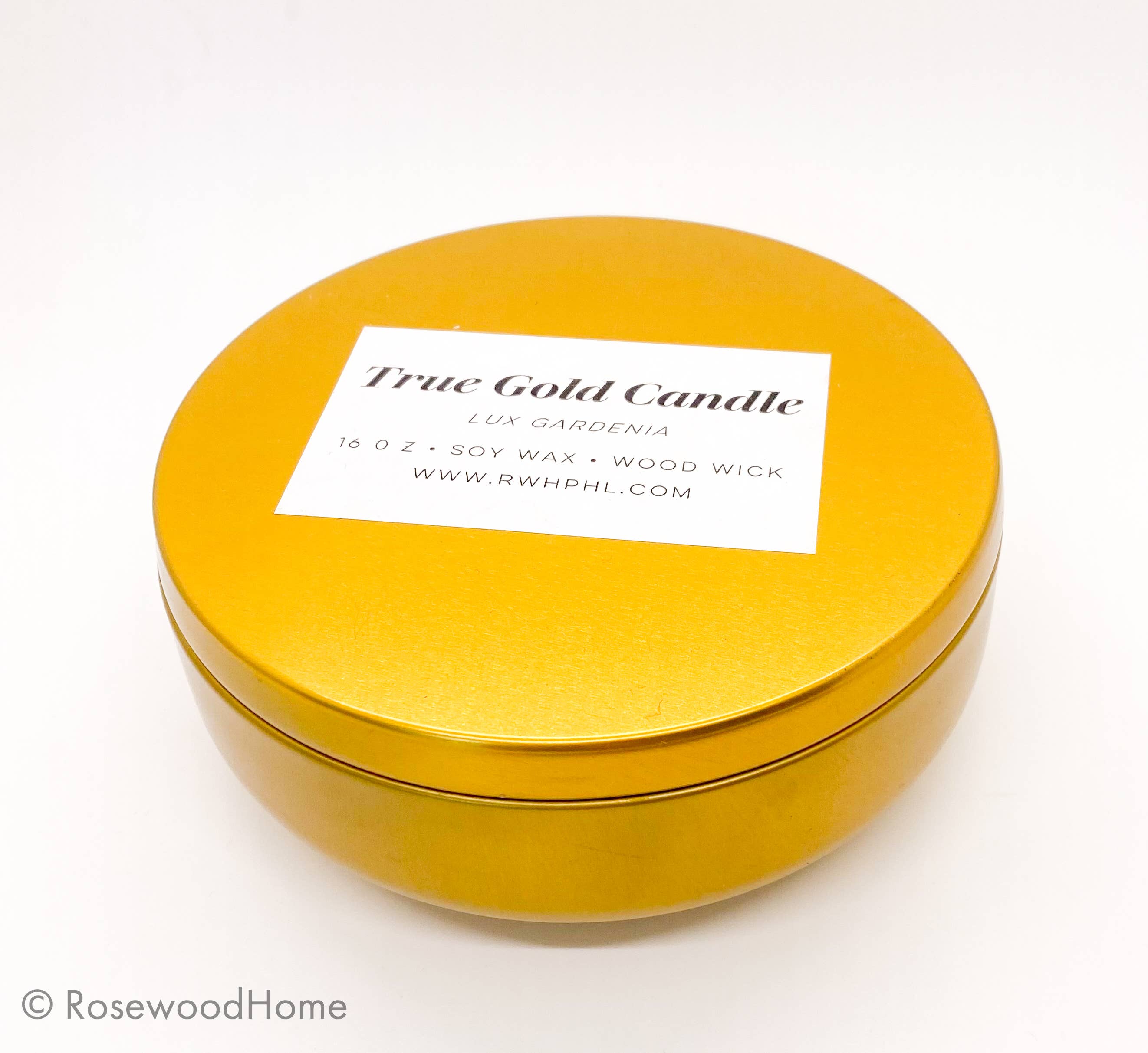 Rosewood Home - Wholesale Jar/Filled Candle - True Gold Candle - 16oz2