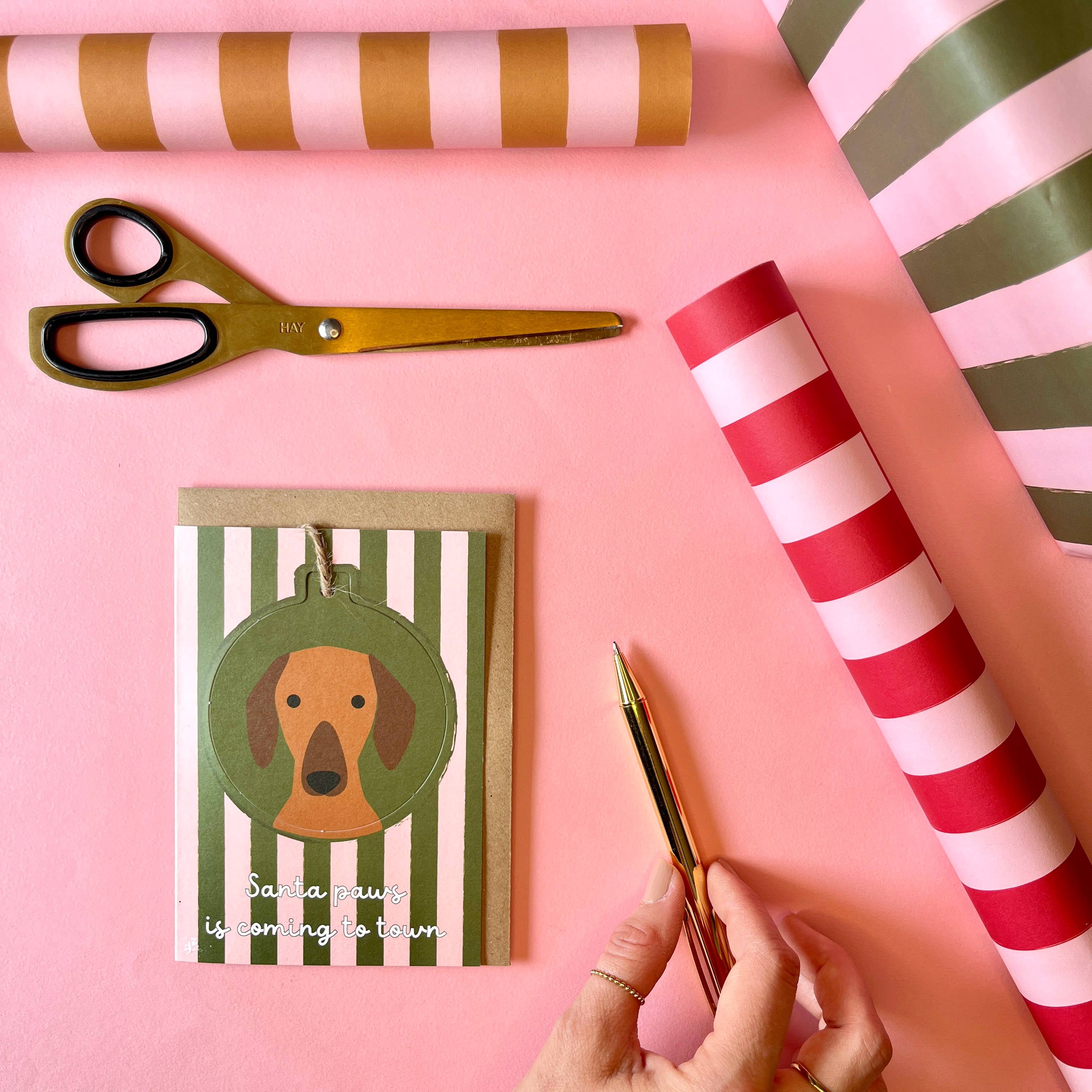 Heather Alstead Design Ltd - Wholesale Christmas card - Dog Breed - Pop Out Christmas Bauble Cards 15