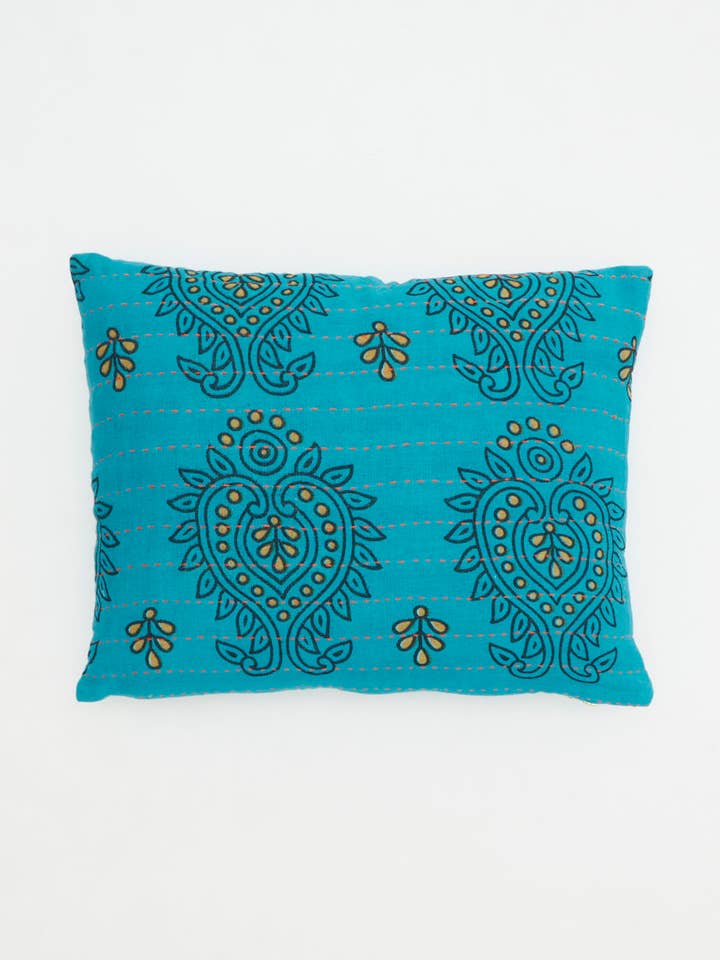 Kantha Small Pillow Cover - No. 250705 for wholesale by Anchal