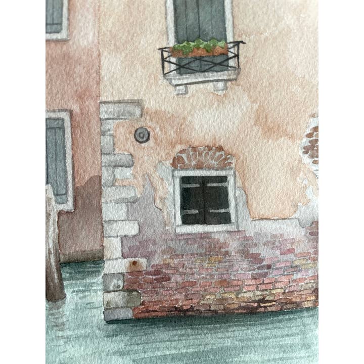 The Campbell Creative - Wholesale Art Print - "Lorenzo" - Venice Watercolor Print3