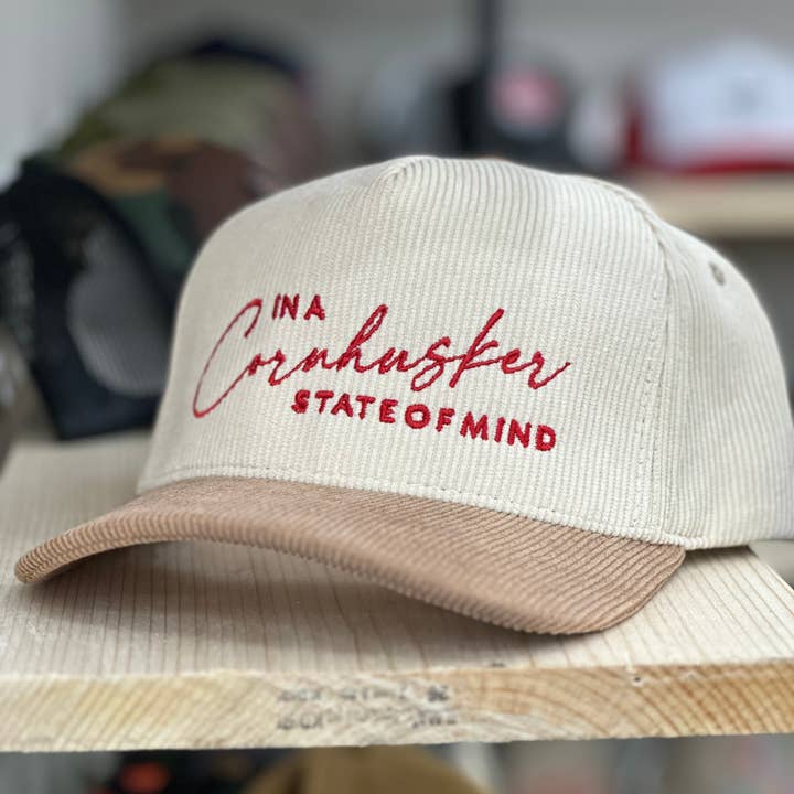 Sunshine and Jade - Wholesale Baseball Cap - Women's - In A Cornhusker State of Mind Embroidered Hat