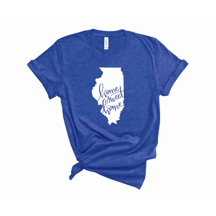 home sweet home Illinois - Graphic Tee for wholesale by Jasie Blanks