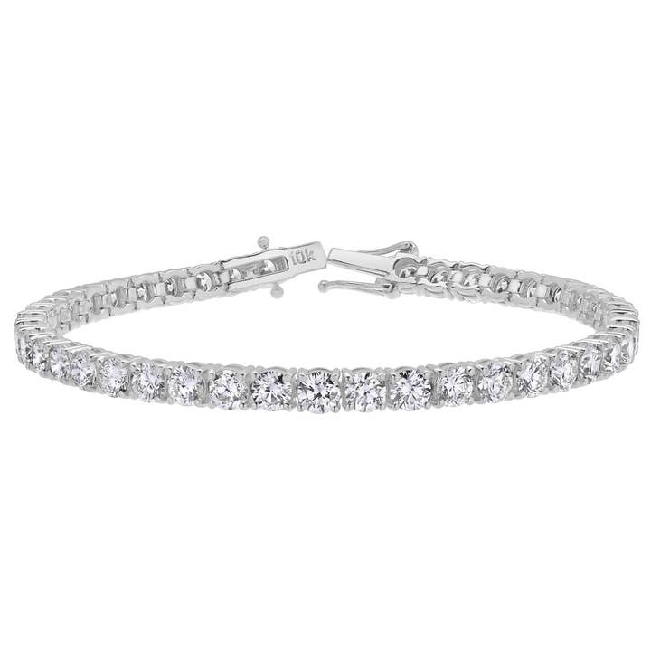 15Luv 10K White Gold Lab Grown Diamond Tennis Bracelets - 15.6 Carats for wholesale by LuvMyJewelry (LMJ)