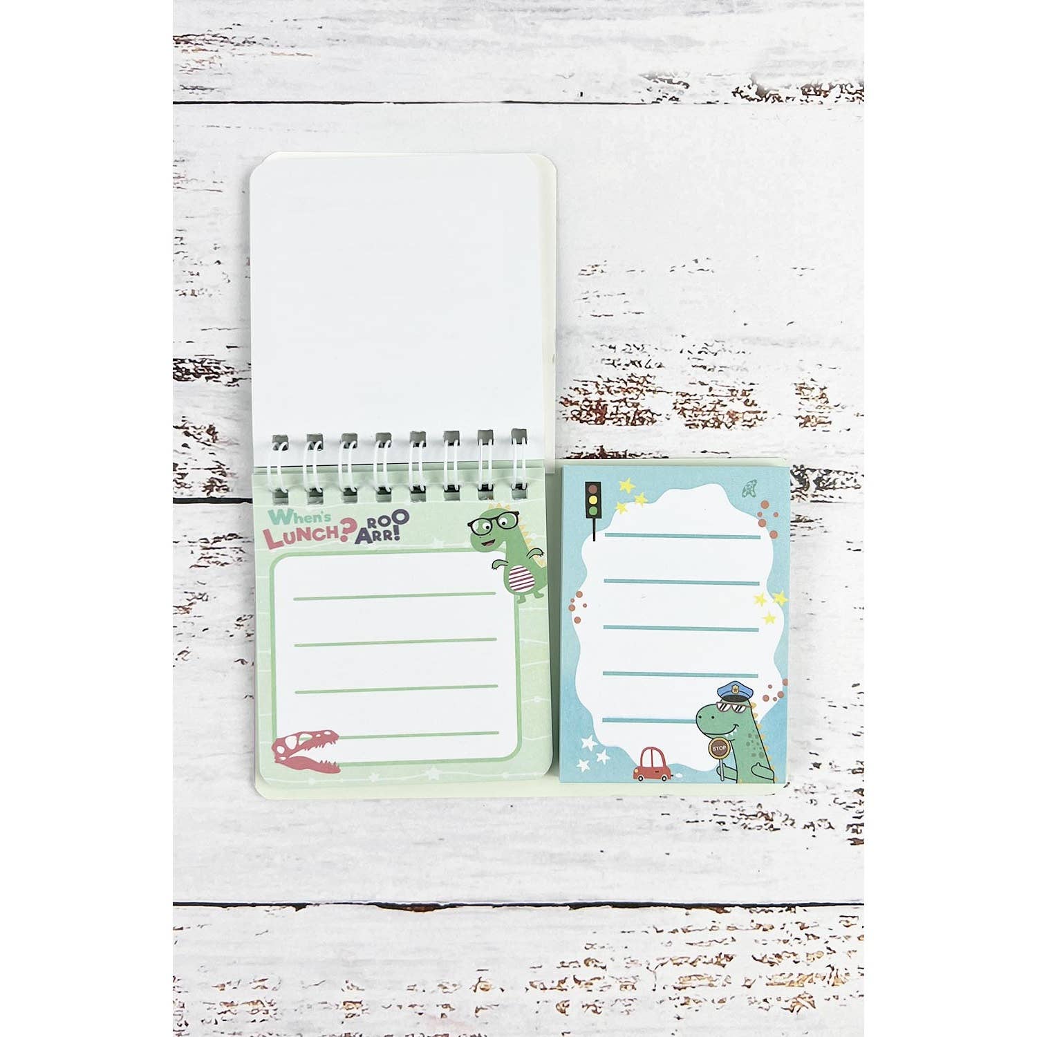 ASSORTED RECTANGLE SHAPED DINOSAUR PRINT MINI NOTE BOOK for wholesale on Faire2