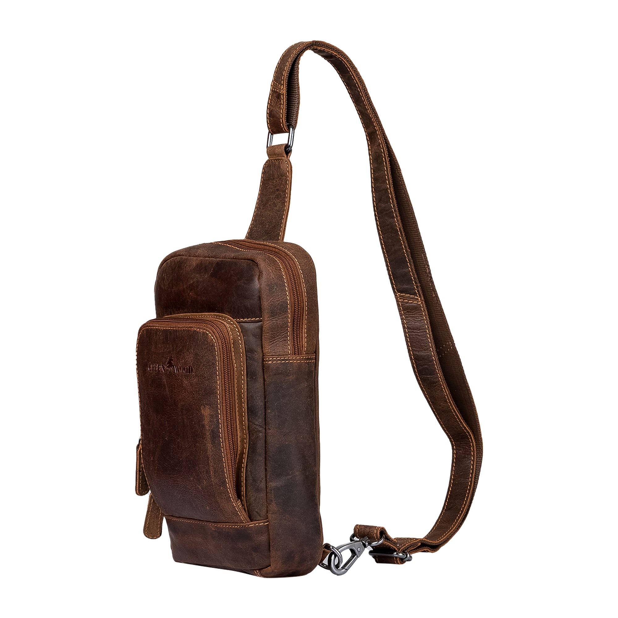 Greenwood Leather - Wholesale Crossbody Bag - Unisex - Leather Crossbody Bag Hamilton GW68067
