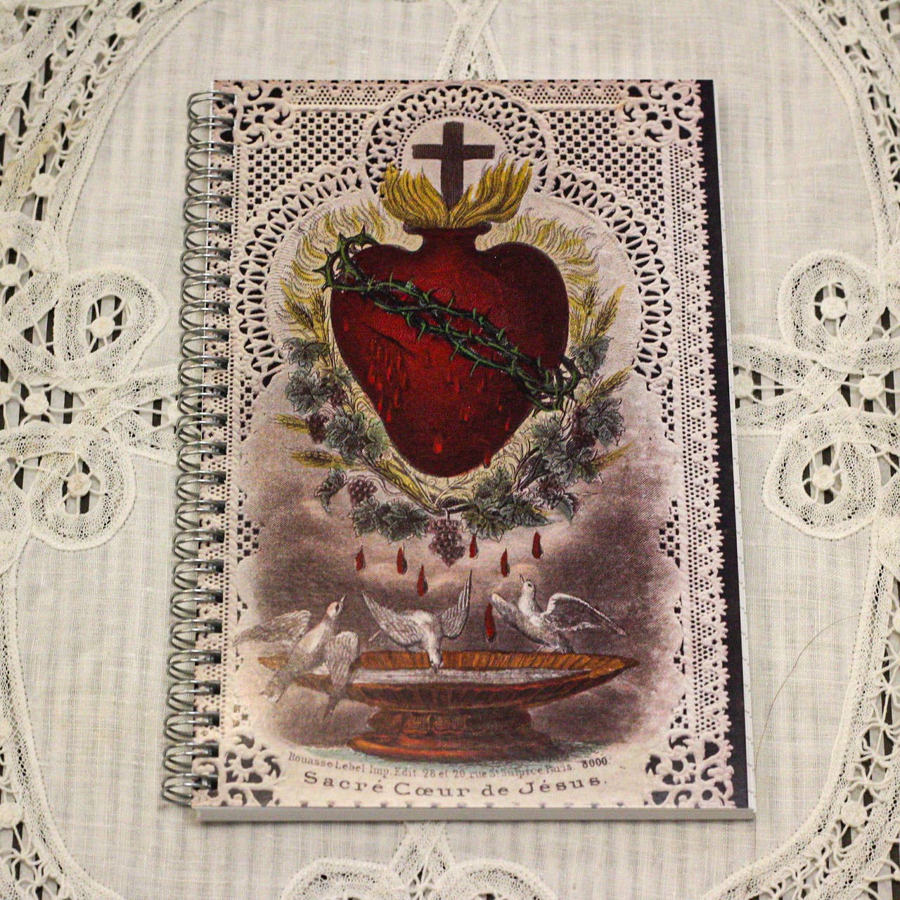 The Retro - a Full of Grace USA Company - Wholesale Journal/Diary - Sacred Heart of Jesus/Bouasse Journal3