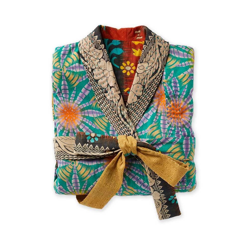 SERRV International - Wholesale Robe - Women's - Recycled Sari Spa Bath Robe1