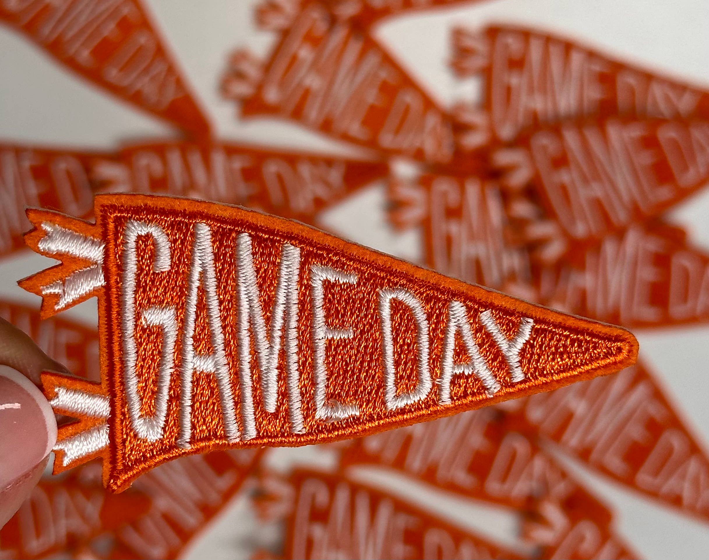Aloe and Milk Boutique - Wholesale Patch - Game day flag, sports patch, game day patch, football5
