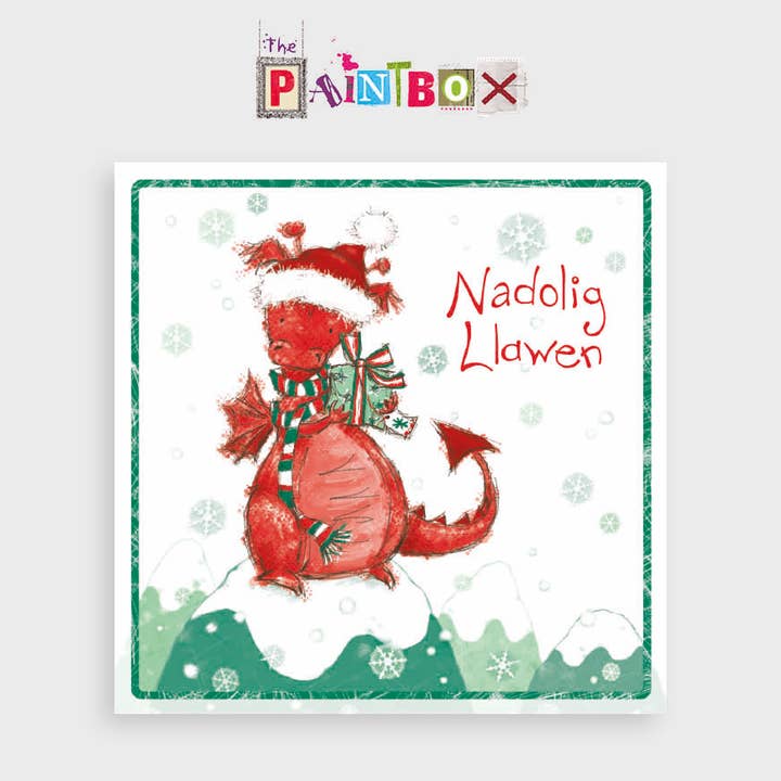 « Joyeux Noël » (Delwyn avec cadeau) pour la vente par The Paintbox