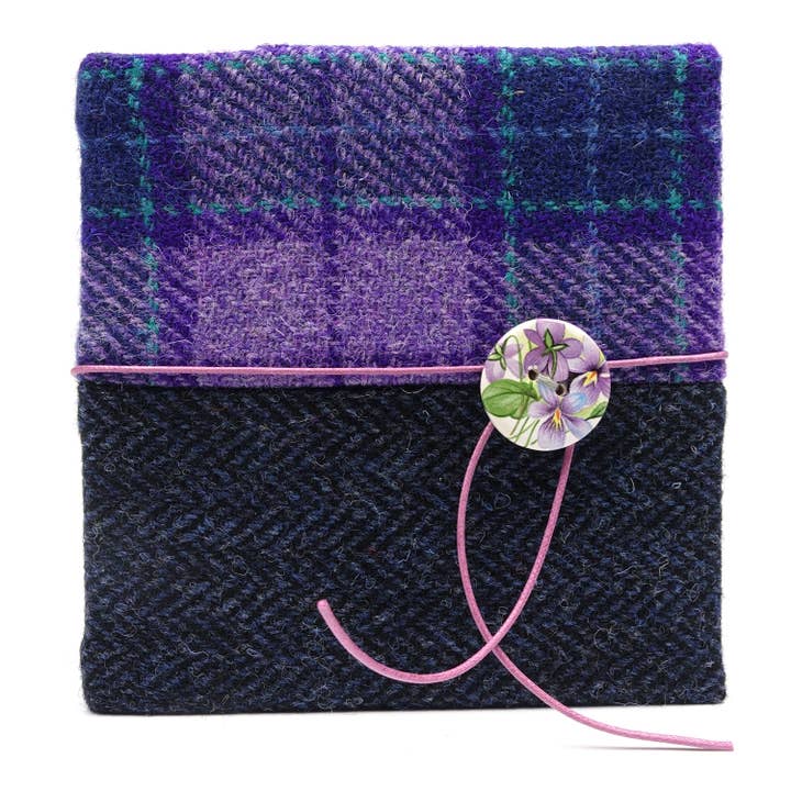 Tae Haud Yer Haiverings - A quadri viola e spina di pesce blu, per la vendita all'ingrosso da parte di Bertie Girl