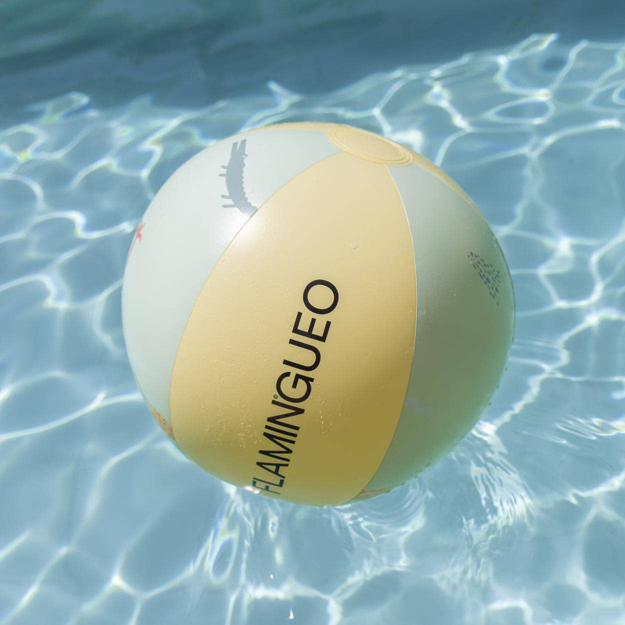 Flamingueo - Wholesale Beach Accessories - Green printed JUNGLE ball3