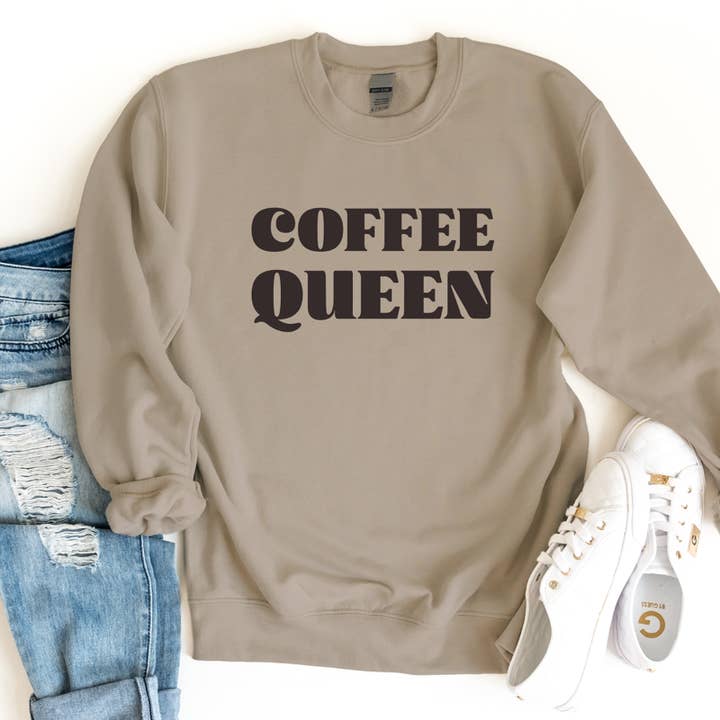 Sweatshirt Coffee Queen pour la vente par Out Of Office Brands